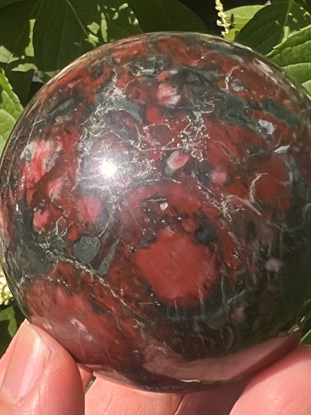 Jaspillite (4) sphere | crystal